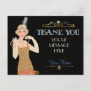 Search for roaring 20s thank you cards Gold