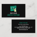Search for math tutor business cards Maths