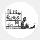 Search for girl reading stickers Cat