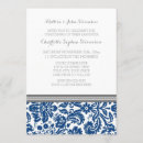 Search for blue damask christening invitations Girl