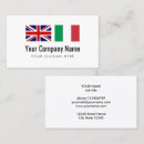 Search for italian flag business cards Translator
