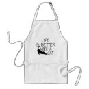 Search for kitty lover aprons Funny
