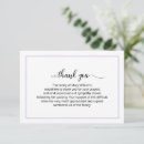 Search for lavender funeral cards Simple