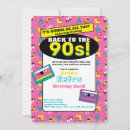 Search for nostalgic invitations 90s