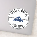 Search for memorial service stickers Remembrance