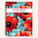 Search for floral notebooks Red