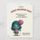 Search for zombie girl invitations Scary