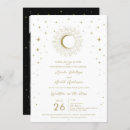 Search for crescent moon wedding invitations Vintage