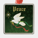 Search for white dove christmas tree decorations Peace