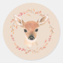 Search for deer fawn stickers Watercolor