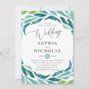 Search for botanical foliage wedding invitations Script