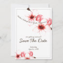 Search for cherry blossom save the dates Elegant