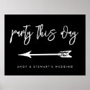 Search for party this way wedding signs Modern minimalist