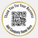 Search for thank you business stickers Qr code