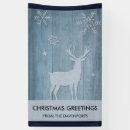Search for blue christmas banners Reindeer