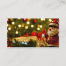 Search for jolly business cards Santa