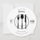 Search for knife fork spoon invitations Black