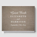 Search for canvas wedding guest books Rustic