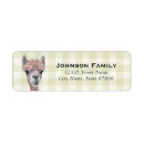 Search for llama return address labels Cute