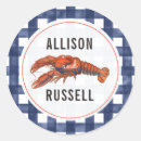 Search for blue lobster stickers Beach