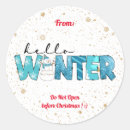 Search for hello winter stickers Snowflakes