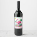 Search for flamingo wine labels Animal