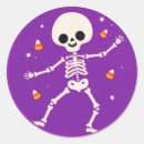 Search for skeletons stickers Kids halloween party