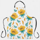 Search for botanical print aprons Flower