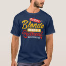 Search for blonde redhead tshirts Yellow star