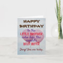 Search for little brother birthday cards Happy