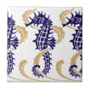 Search for seahorse tiles Vintage