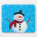 Search for happy snowman mousepads Cute