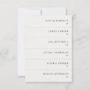 Search for simple wedding place cards Black and white