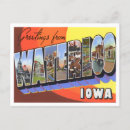 Search for iowa shape postcards Waterloo