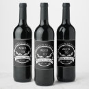 Search for funny quote wine labels Black and white