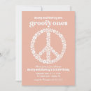 Search for peace sign birthday invitations Party