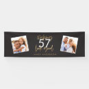 Search for black and gold birthday banners Stylish