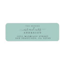 Search for sky blue return address labels Modern
