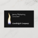 Search for flame business cards candles