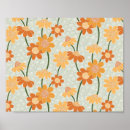 Search for orange daisy posters Retro