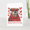 Search for english bulldog valentines day cards Puppy