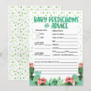 Search for advice invitations Baby predictions and advice