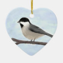 Search for chickadee christmas tree decorations Black capped chickadee