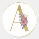 Search for gold foil wedding envelope seals Monogrammed