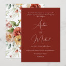 Search for orange floral wedding invitations Calligraphy