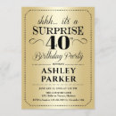 Search for men 40th birthday invitations Elegant