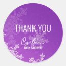 Search for purple snowflake baby shower stickers Snowflakes