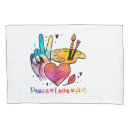 Search for peace pillowcases Colourful
