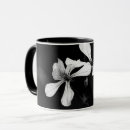 Search for black and white floral mugs Nature