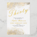 Search for trendy 30th birthday invitations Watercolor